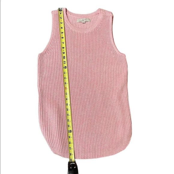 Loft- Sweater Tank in Pretty Pink! - Picture 6 of 6